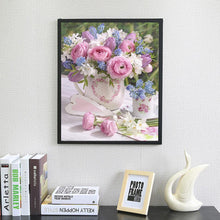 Lade das Bild in den Galerie-Viewer, Bouquet - voller runder Diamant - 30x40cm