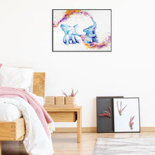 Lade das Bild in den Galerie-Viewer, Elefant - voller runder Diamant - 30x40cm