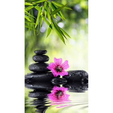 Lade das Bild in den Galerie-Viewer, Blume - voller runder Diamant - 30x48cm