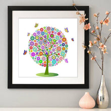 Lade das Bild in den Galerie-Viewer, Blume - voller runder Diamant - 30x30cm