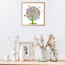 Lade das Bild in den Galerie-Viewer, Blume - voller runder Diamant - 30x30cm