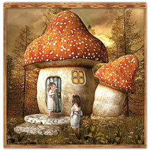 Lade das Bild in den Galerie-Viewer, Blume - voller runder Diamant - 30x30cm