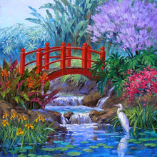 Lade das Bild in den Galerie-Viewer, Blume - voller runder Diamant - 30x30cm