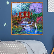 Lade das Bild in den Galerie-Viewer, Blume - voller runder Diamant - 30x30cm