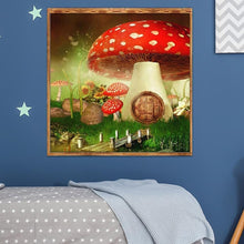 Lade das Bild in den Galerie-Viewer, Blume - voller runder Diamant - 30x30cm