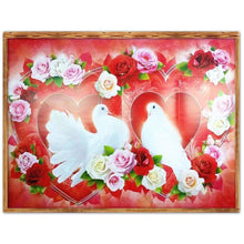 Lade das Bild in den Galerie-Viewer, Blume - voller runder Diamant - 40x30cm