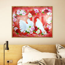 Lade das Bild in den Galerie-Viewer, Blume - voller runder Diamant - 40x30cm