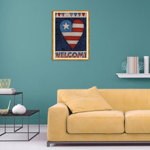 Lade das Bild in den Galerie-Viewer, Unabhängigkeitstag - voller runder Diamant - 30x40cm