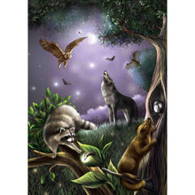 Lade das Bild in den Galerie-Viewer, Vogel - voller runder Diamant - 40x30cm