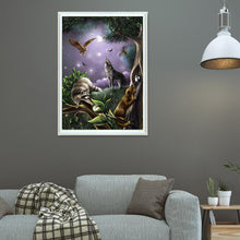 Lade das Bild in den Galerie-Viewer, Vogel - voller runder Diamant - 40x30cm