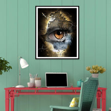 Lade das Bild in den Galerie-Viewer, Auge - voller runder Diamant - 30x40cm