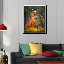 Lade das Bild in den Galerie-Viewer, Süße Tiere - voller runder Diamant - 40x30cm
