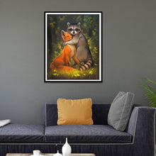 Lade das Bild in den Galerie-Viewer, Süße Tiere - voller runder Diamant - 40x30cm