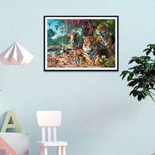 Lade das Bild in den Galerie-Viewer, Süße Tiere - voller runder Diamant - 40x30cm