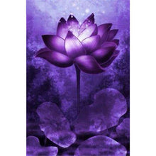 Lade das Bild in den Galerie-Viewer, Blume - voller runder Diamant - 40x30cm