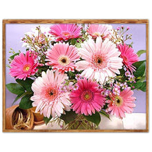 Lade das Bild in den Galerie-Viewer, Blume - voller runder Diamant - 40x30cm