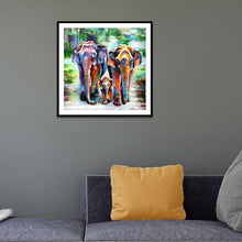 Lade das Bild in den Galerie-Viewer, Elefant - volle Diamant-Malerei - 30x30cm