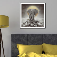 Lade das Bild in den Galerie-Viewer, Elefant - volle Diamant-Malerei - 30x30cm