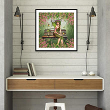 Lade das Bild in den Galerie-Viewer, Mädchen - voller runder Diamant - 30x30cm