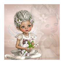 Lade das Bild in den Galerie-Viewer, Mädchen - voller runder Diamant - 30x30cm