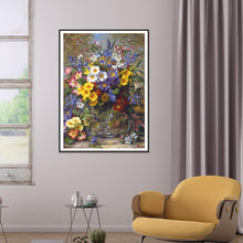 Lade das Bild in den Galerie-Viewer, Blume - voller runder Diamant - 30x40cm