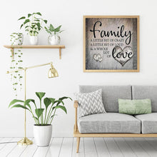 Lade das Bild in den Galerie-Viewer, Buchstabe - voller runder Diamant - 35x25cm