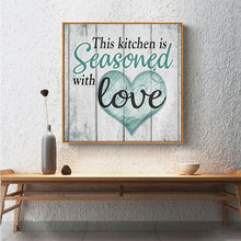 Lade das Bild in den Galerie-Viewer, Buchstabe - voller runder Diamant - 35x25cm