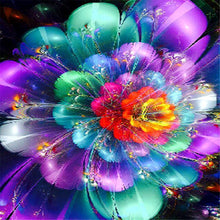 Lade das Bild in den Galerie-Viewer, Blume - voller runder Diamant - 30x30cm