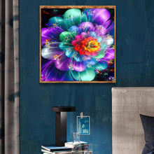 Lade das Bild in den Galerie-Viewer, Blume - voller runder Diamant - 30x30cm