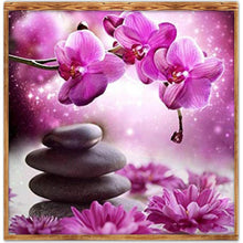 Lade das Bild in den Galerie-Viewer, Blume - voller runder Diamant - 30x30cm