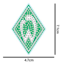 Lade das Bild in den Galerie-Viewer, 1pcs Fußball Werder Bremen doppelseitig  DIY Bastel Schlüsselanhänger