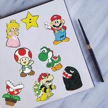 Lade das Bild in den Galerie-Viewer, 2pcs Cartoon diy Diamantzeichnungsaufkleber