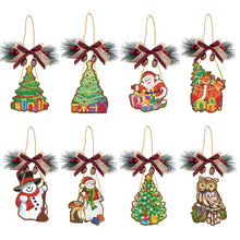Lade das Bild in den Galerie-Viewer, Weihnachts-Diamant-Anhänger aus Holz