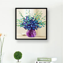 Lade das Bild in den Galerie-Viewer, Blumen - voller runder Diamant - 30x30cm