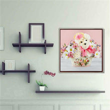 Lade das Bild in den Galerie-Viewer, Blumen - voller runder Diamant - 30x30cm