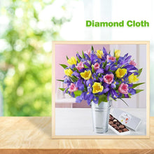 Lade das Bild in den Galerie-Viewer, Blumen - voller runder Diamant - 30x30cm