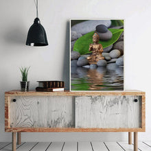 Lade das Bild in den Galerie-Viewer, Buddha-Statue - voller runder Diamant - 30x40cm
