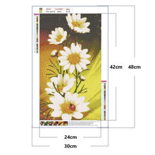 Lade das Bild in den Galerie-Viewer, Blumenschmetterling - voller runder Diamant - 30x48cm