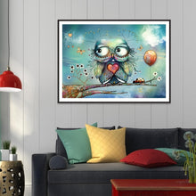 Lade das Bild in den Galerie-Viewer, Vögel - voller runder Diamant - 40x30cm