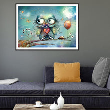 Lade das Bild in den Galerie-Viewer, Vögel - voller runder Diamant - 40x30cm