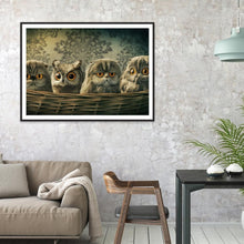 Lade das Bild in den Galerie-Viewer, Vögel - voller runder Diamant - 40x30cm