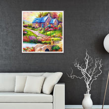 Lade das Bild in den Galerie-Viewer, Landschaft - voller quadratischer Diamant - 30x30cm