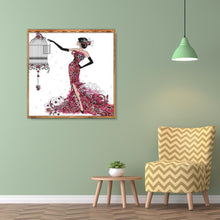 Lade das Bild in den Galerie-Viewer, Charakter - voller runder Diamant - 30x30cm