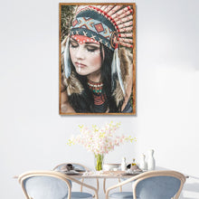 Lade das Bild in den Galerie-Viewer, Charakter - voller runder Diamant - 40x30cm