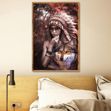 Lade das Bild in den Galerie-Viewer, Charakter - voller runder Diamant - 40x30cm
