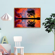 Lade das Bild in den Galerie-Viewer, Landschaft - voller quadratischer Diamant - 40x30cm