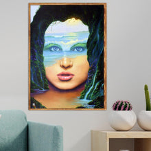 Lade das Bild in den Galerie-Viewer, Charakter - voller runder Diamant - 40x30cm