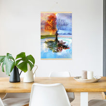 Lade das Bild in den Galerie-Viewer, Hängender Baum - voller runder Diamant - 40x60cm