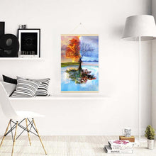 Lade das Bild in den Galerie-Viewer, Hängender Baum - voller runder Diamant - 40x60cm