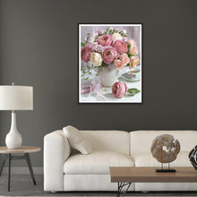 Lade das Bild in den Galerie-Viewer, Blume - voller quadratischer Diamant - 30x40cm